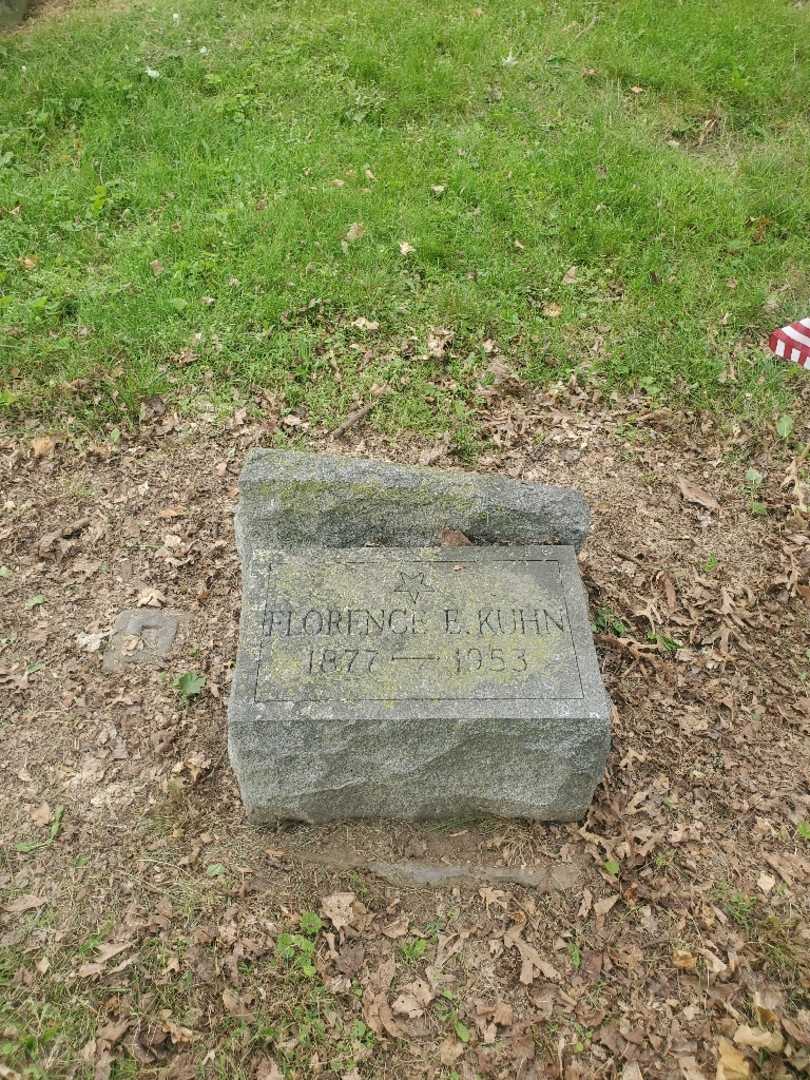 Florence E. Kuhn's grave. Photo 2
