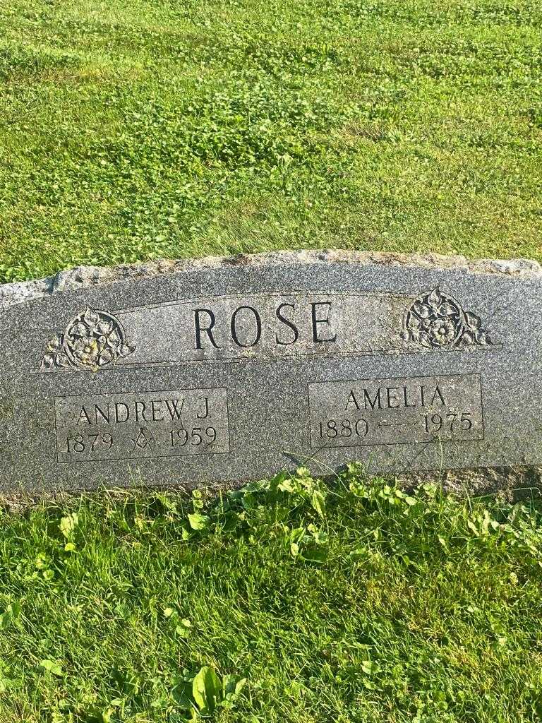 Andrew J. Rose's grave. Photo 3