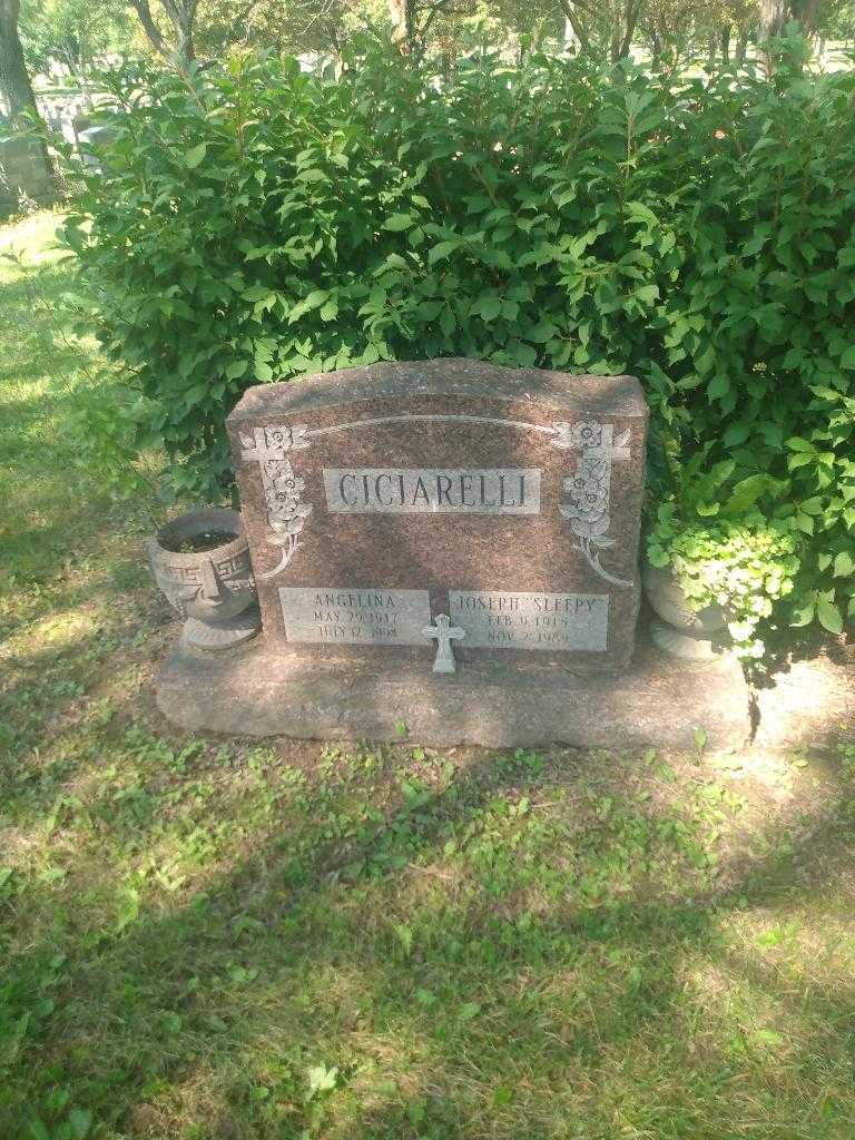 Joseph "Sleepy" Ciciarelli's grave. Photo 1