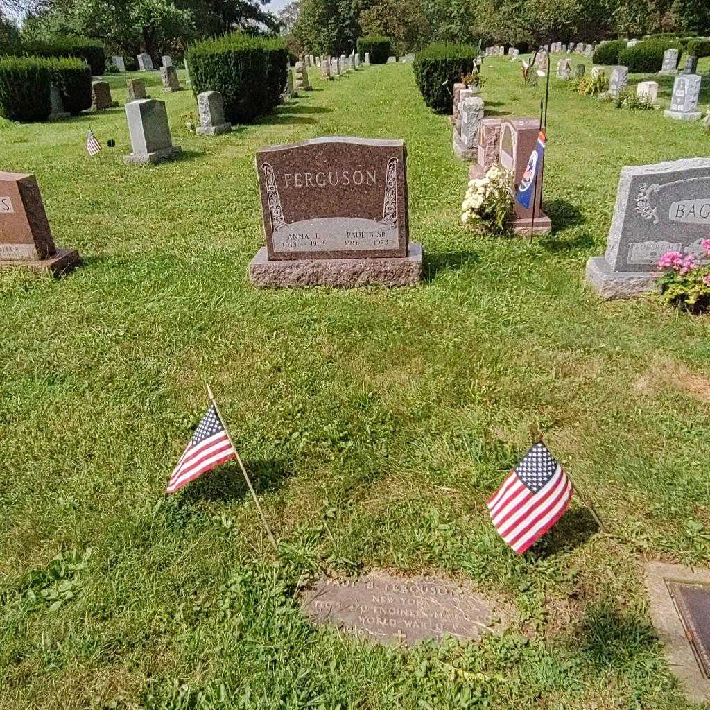 Paul B. Ferguson Senior's grave. Photo 3
