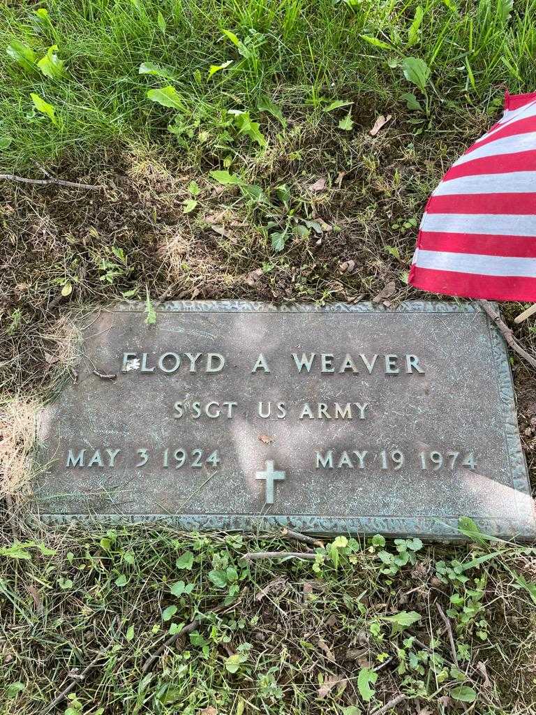 Sergeant Floyd A. Weaver US Navy's grave. Photo 3