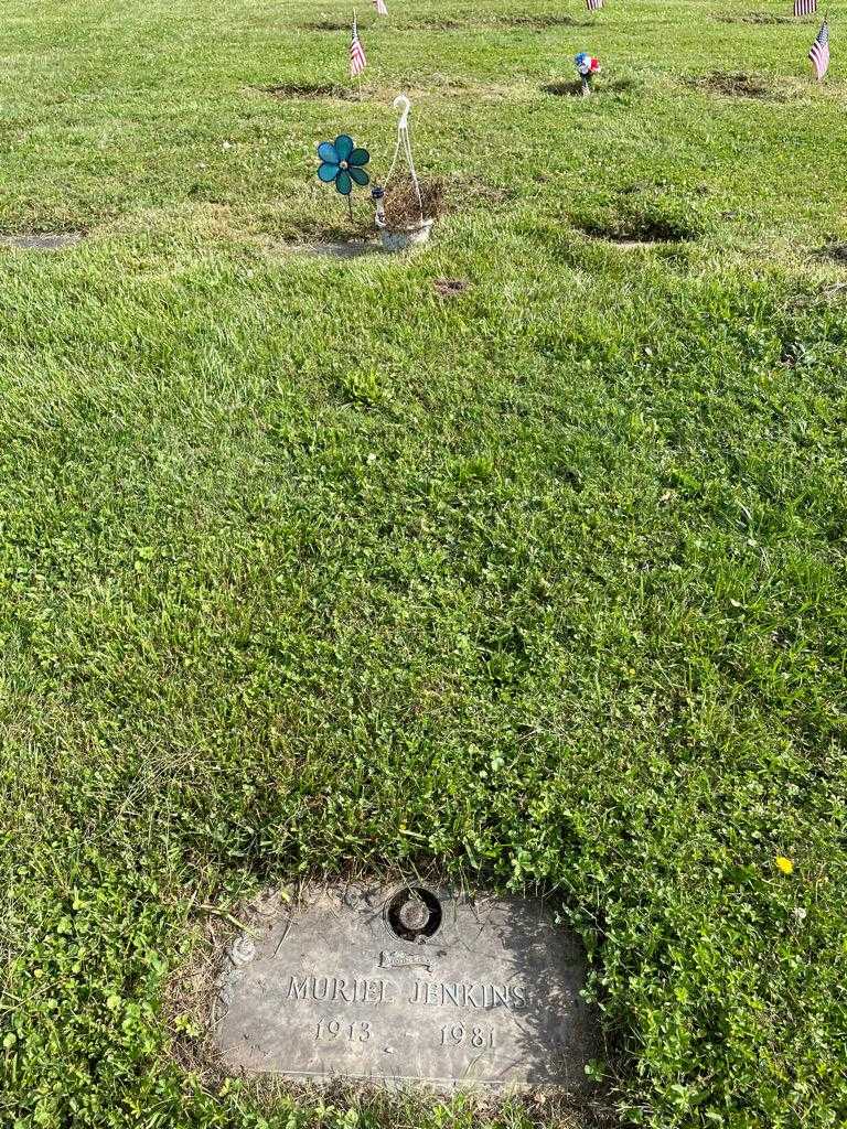 Muriel Jenkins's grave. Photo 2