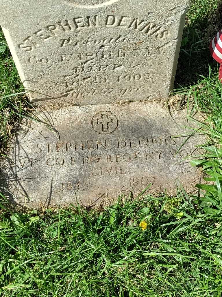 Stephen Dennis's grave. Photo 4