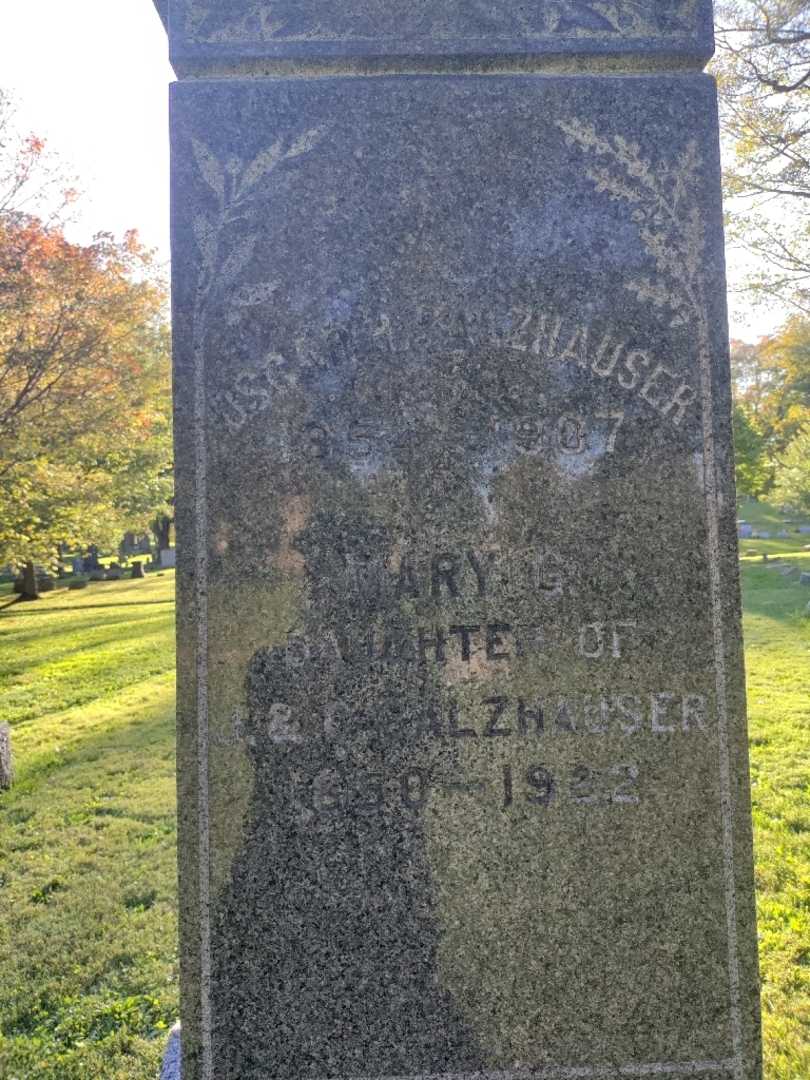 Mary C. Balzhauser's grave. Photo 4