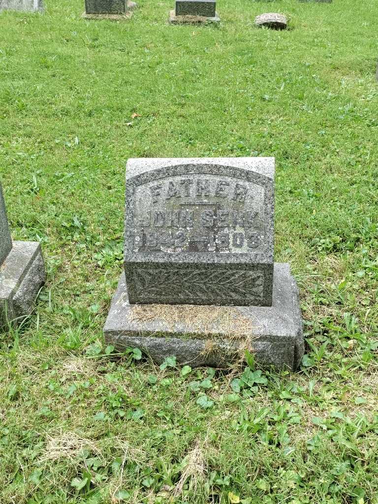 John Senk's grave. Photo 3