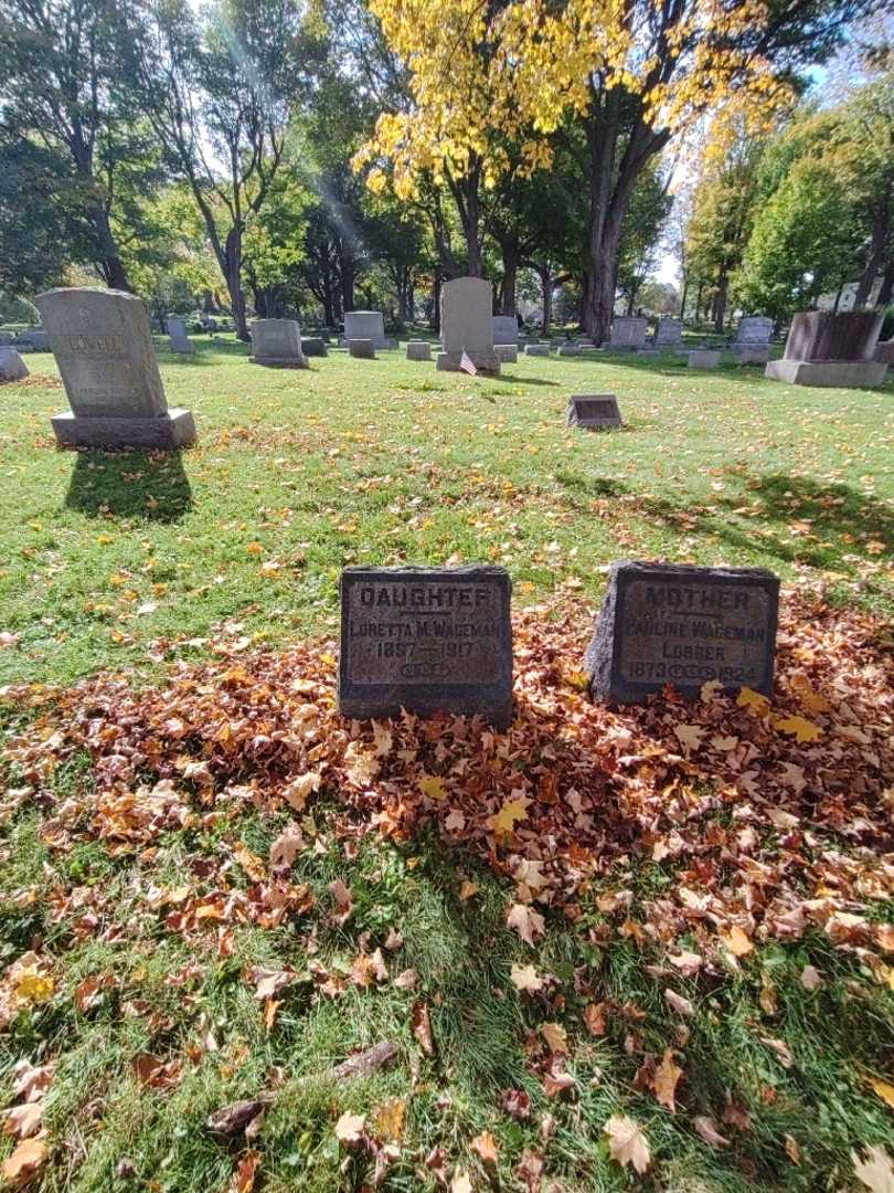 Loretta M. Wageman's grave. Photo 2