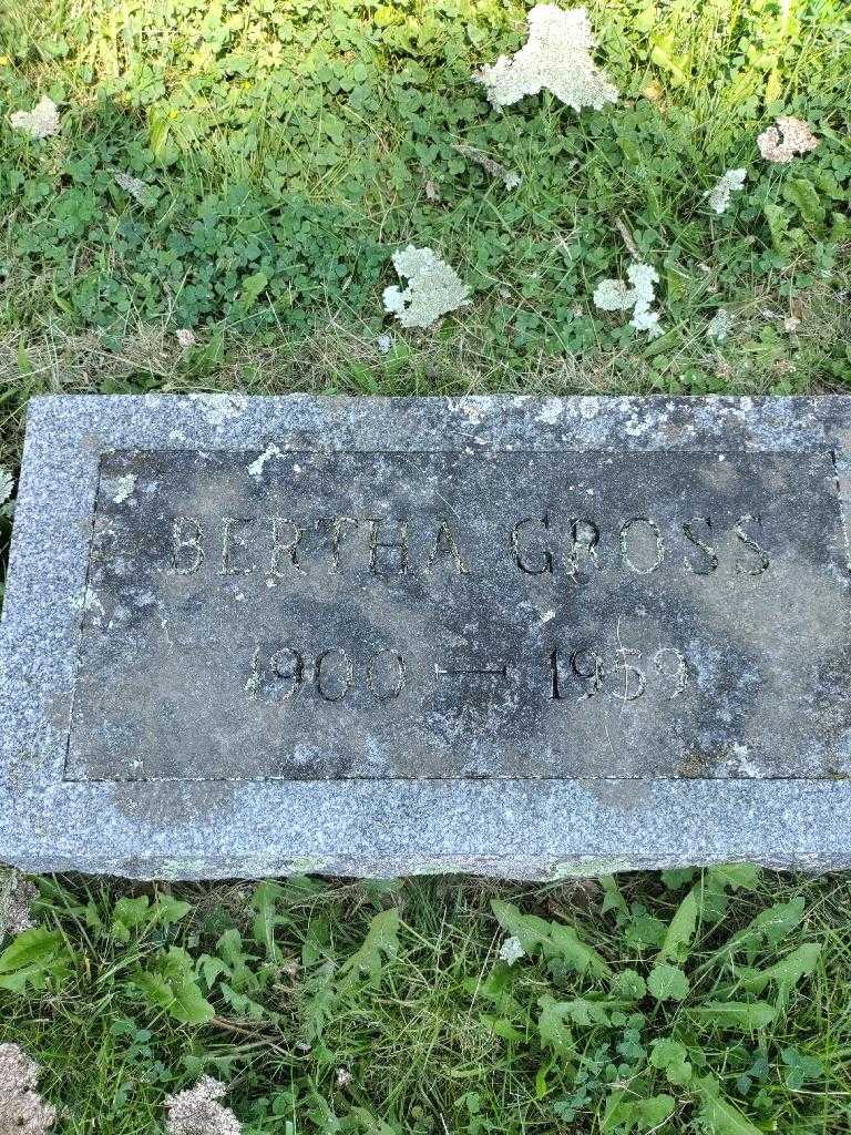 Bertha Gross's grave. Photo 3