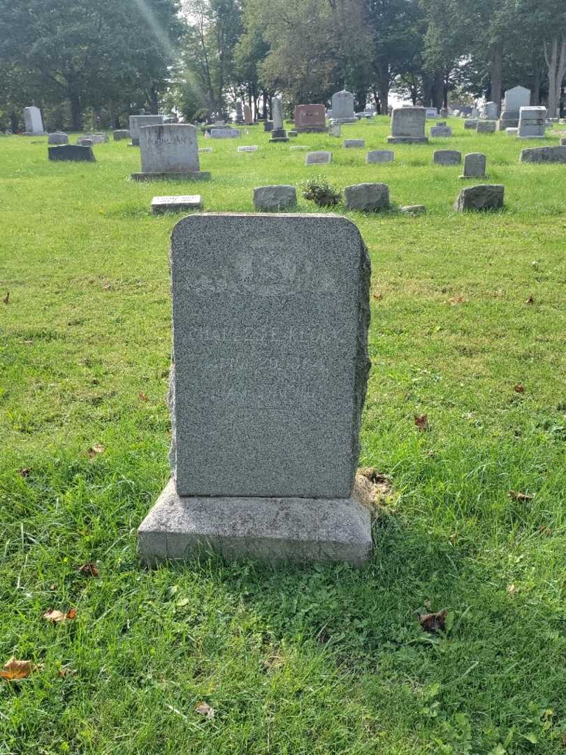 Charles E. Klock's grave. Photo 2