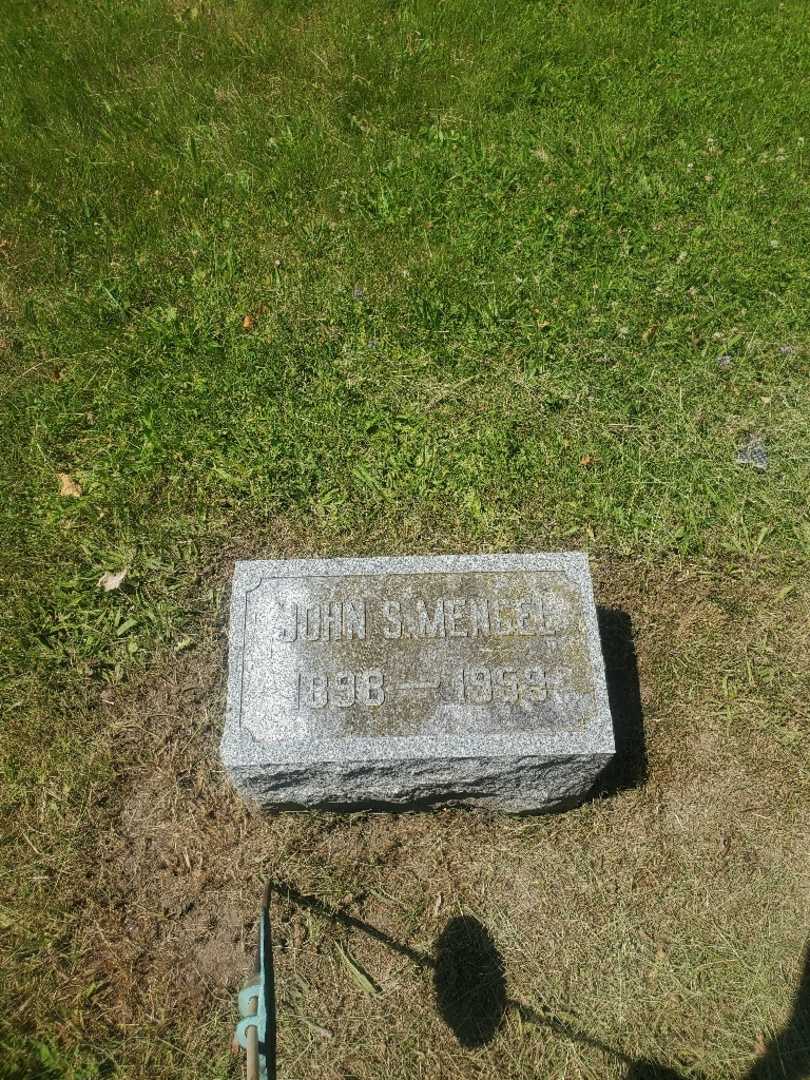 John S. Mengel's grave. Photo 2