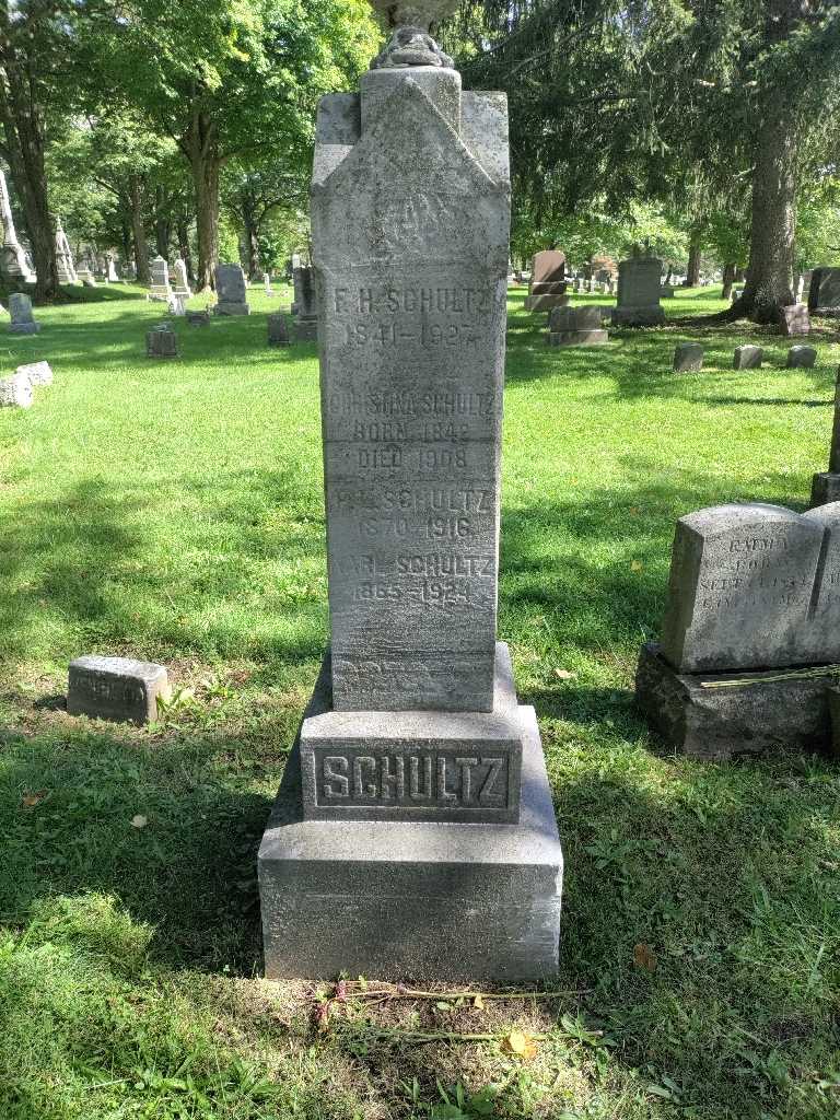 Frederick H. Schultz's grave. Photo 3