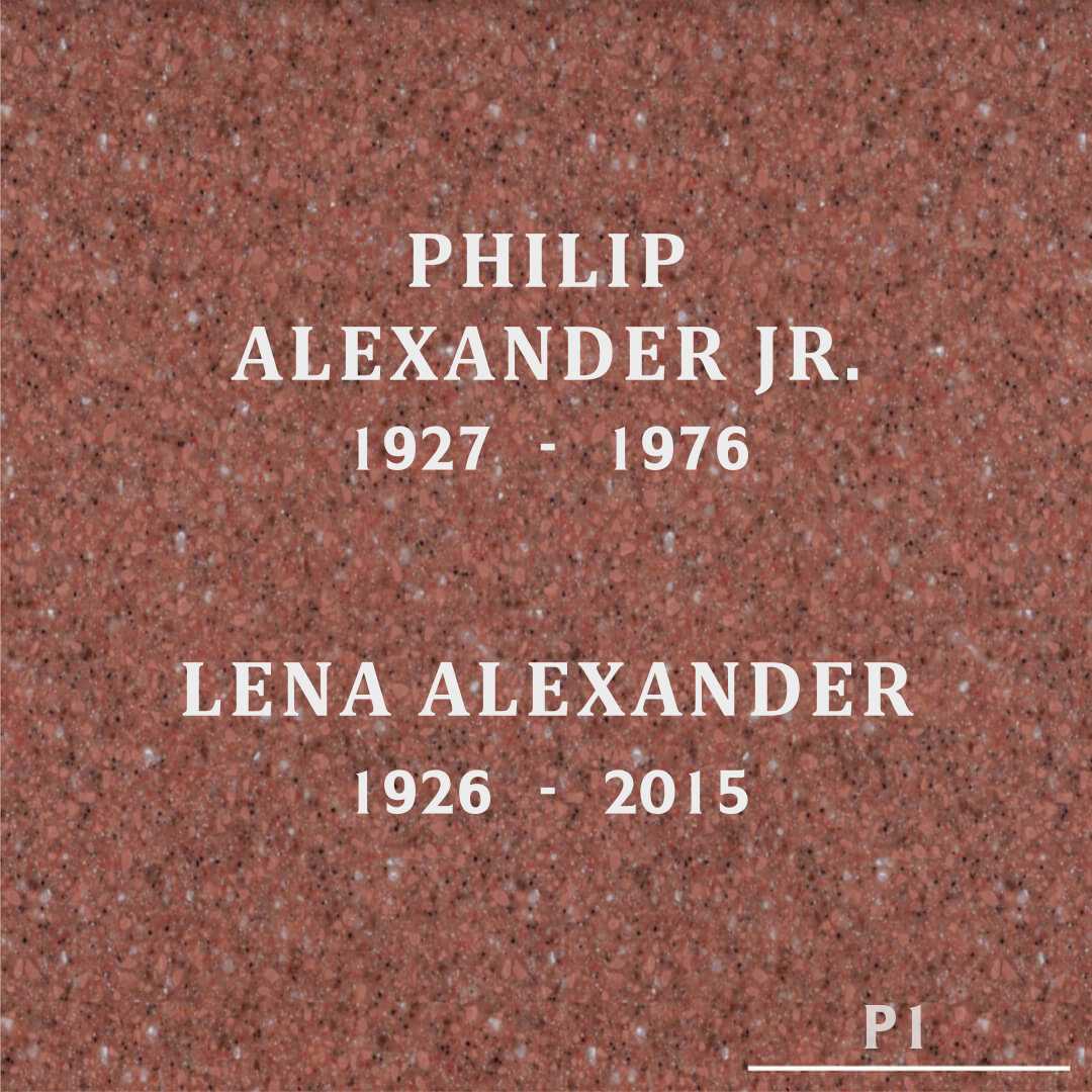 Philip Alexander Junior's grave