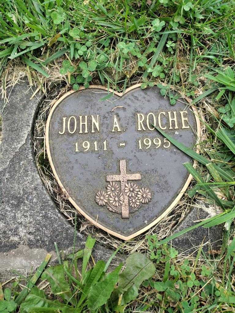 John A. Roche's grave. Photo 2