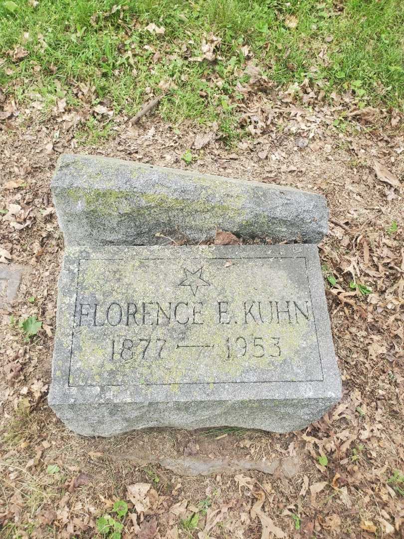Florence E. Kuhn's grave. Photo 3