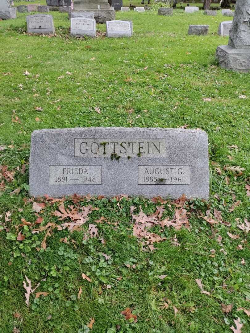 August G. Gottstein's grave. Photo 2