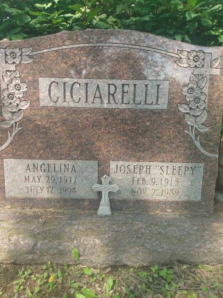 Joseph "Sleepy" Ciciarelli's grave. Photo 3