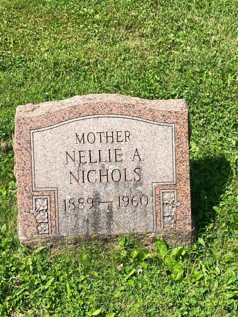 Nellie A. Nichols's grave. Photo 3