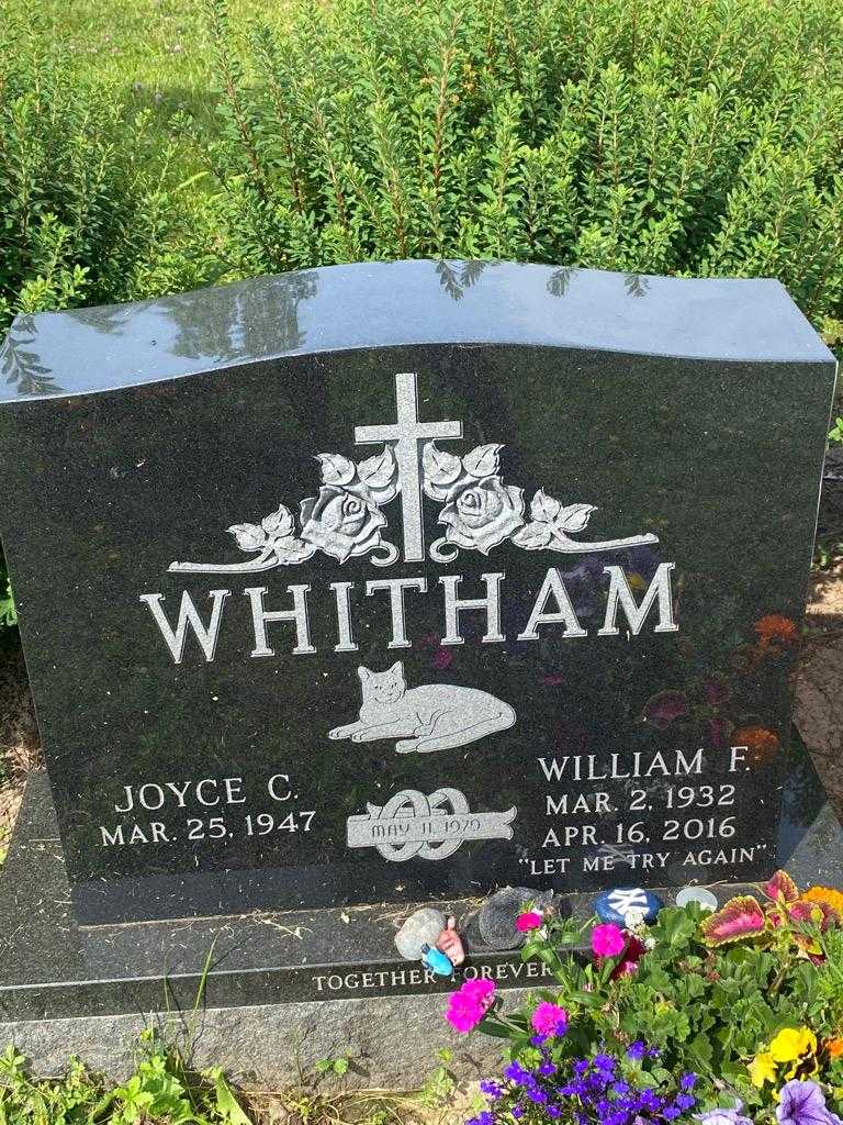 William F. Whitham's grave. Photo 3