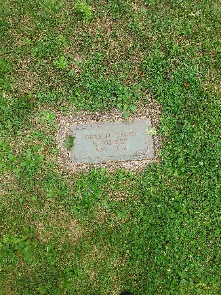 Gerald David Kingsbury's grave. Photo 1