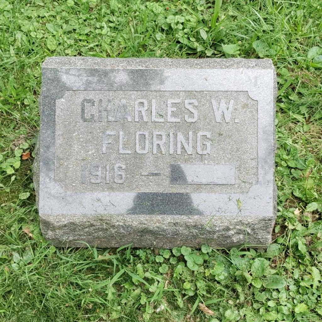 Charles W. Floring's grave. Photo 4