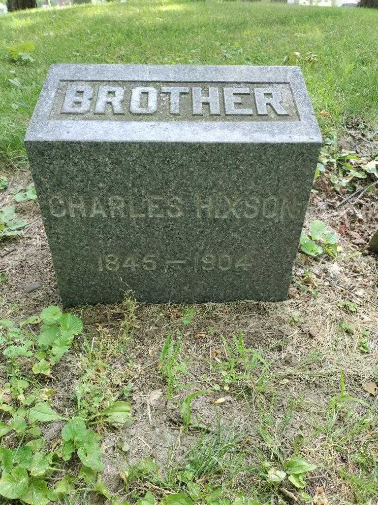 Charles Hixson's grave. Photo 3