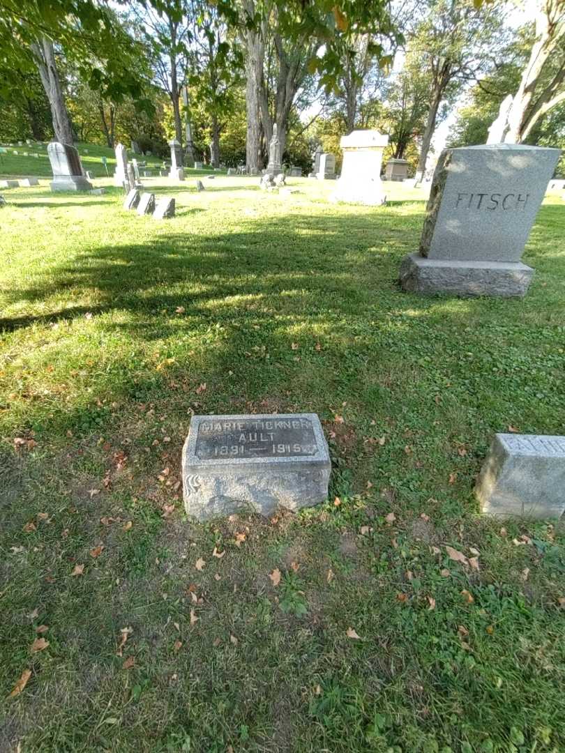 Marie Ethel Tickner Ault's grave. Photo 1