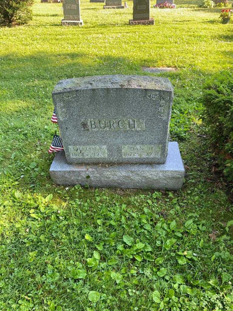 Dan H. Burch's grave. Photo 2