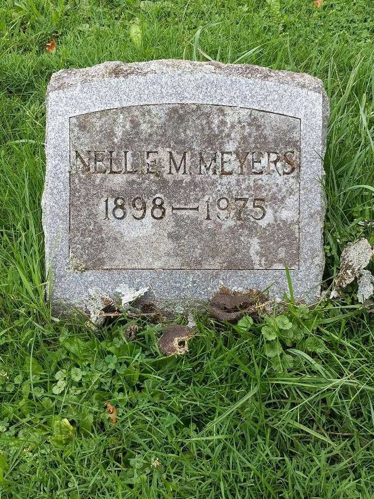 Nellie M. Meyers's grave. Photo 3