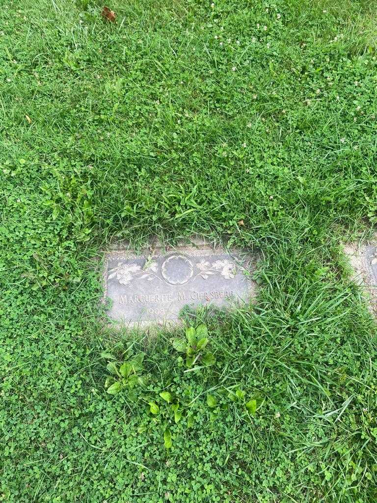 Marguerite M. Giersberg's grave. Photo 2