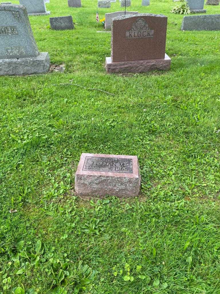 Lillian M. Klock's grave. Photo 2