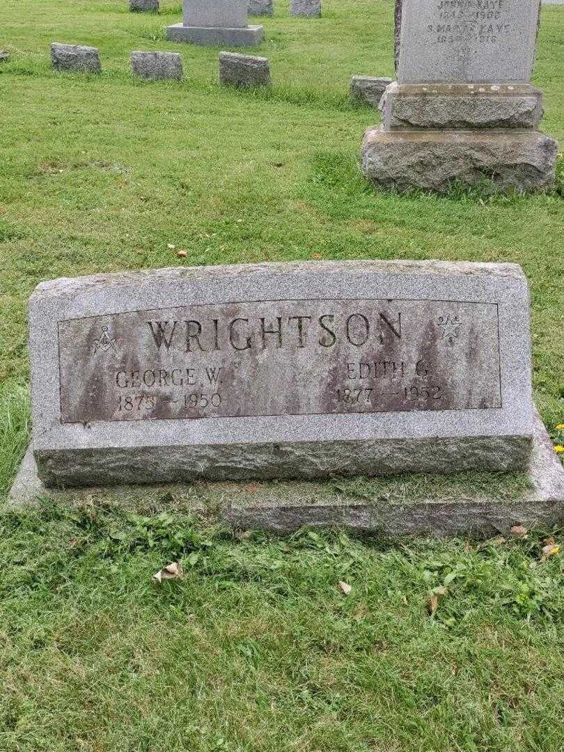 Edith G. Kaye Wrightson's grave. Photo 3