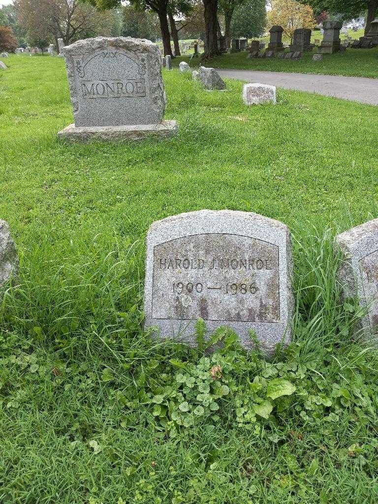 Harold J. Monroe's grave. Photo 1