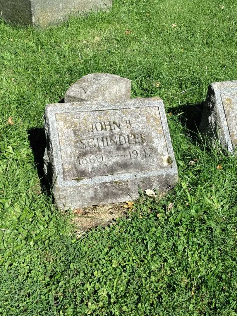 John B. Schindler's grave. Photo 2