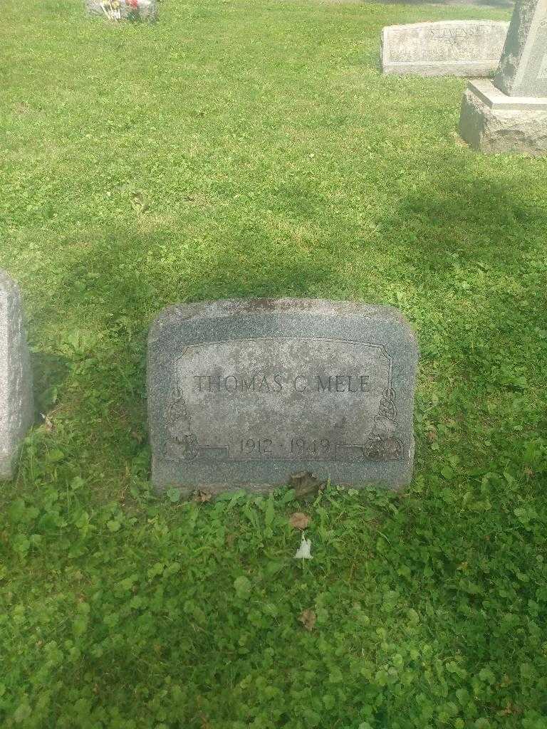 Thomas C. Mele's grave. Photo 1