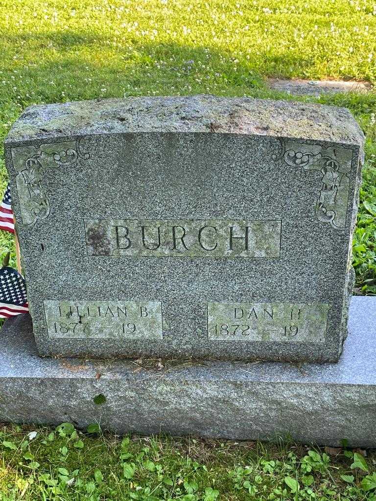 Dan H. Burch's grave. Photo 3