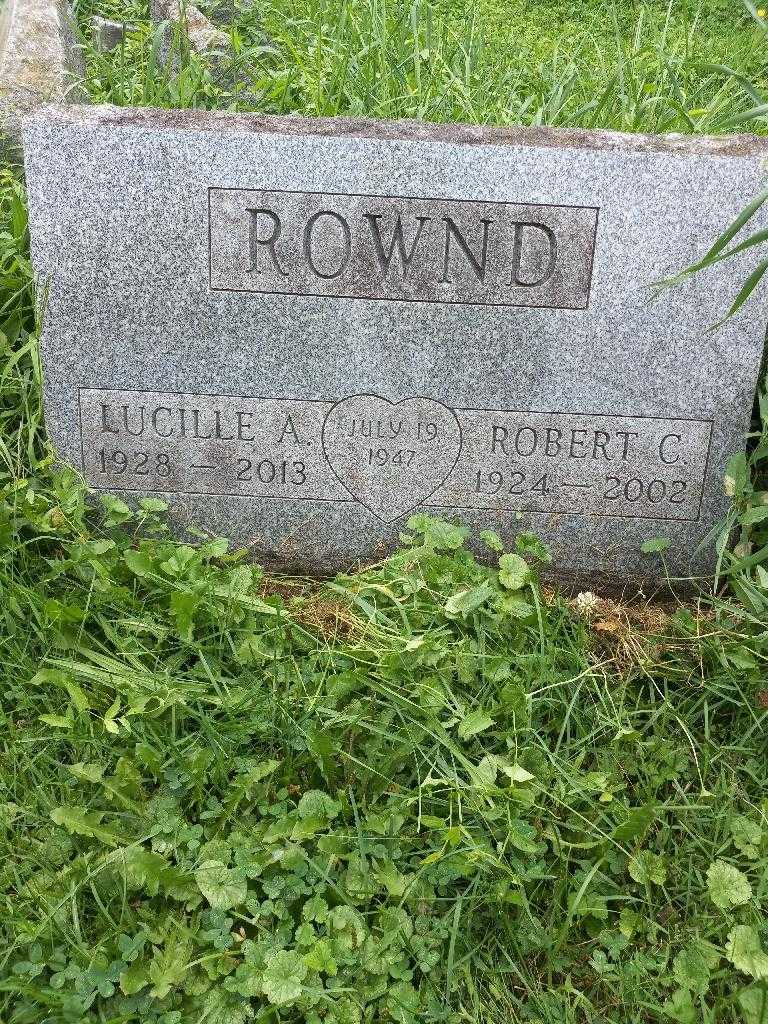 Lucille A. Rownd's grave. Photo 3