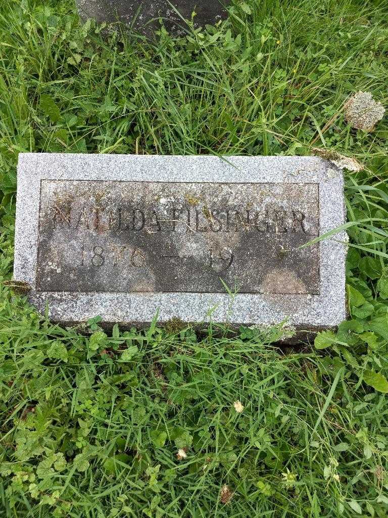 Matilda Filsinger's grave. Photo 3