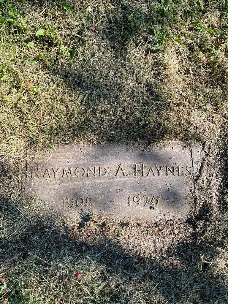 Raymond A. Haynes's grave. Photo 1