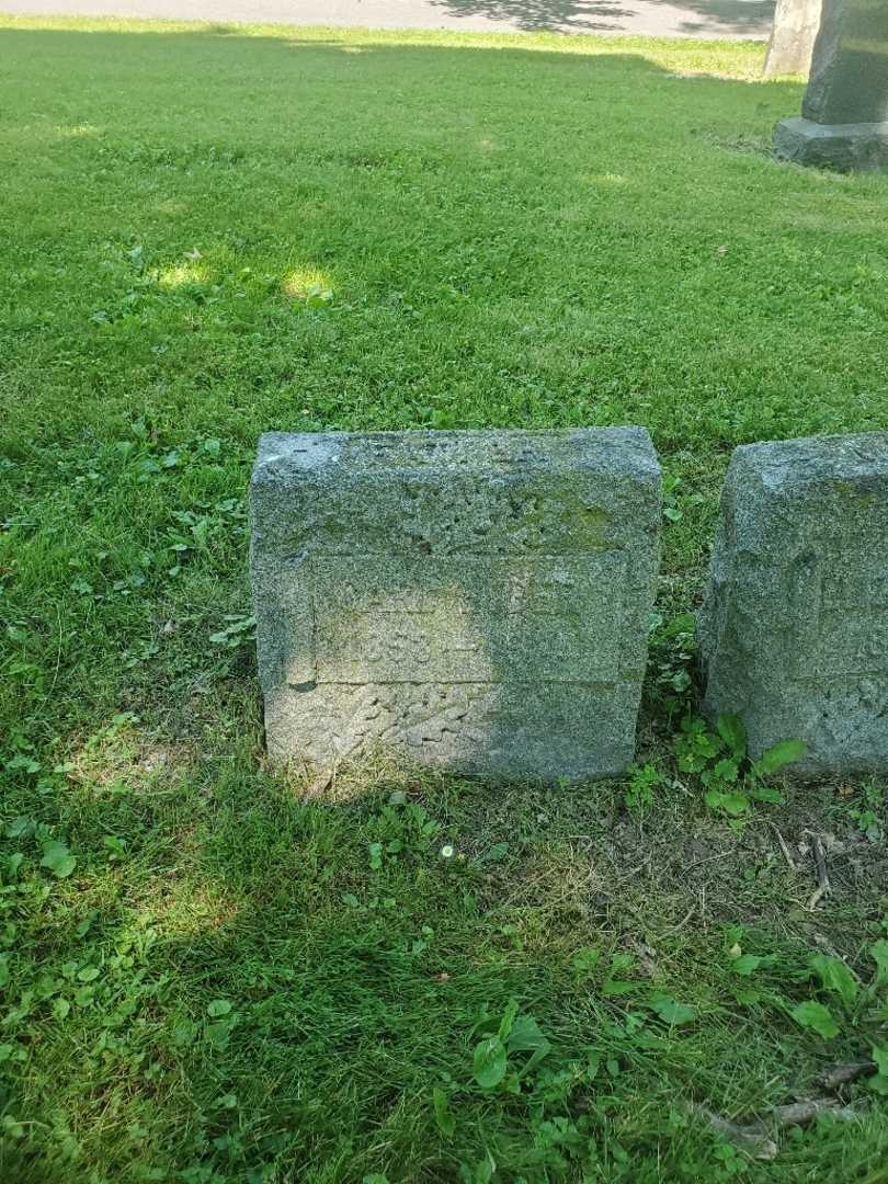 Carl Huber's grave. Photo 2