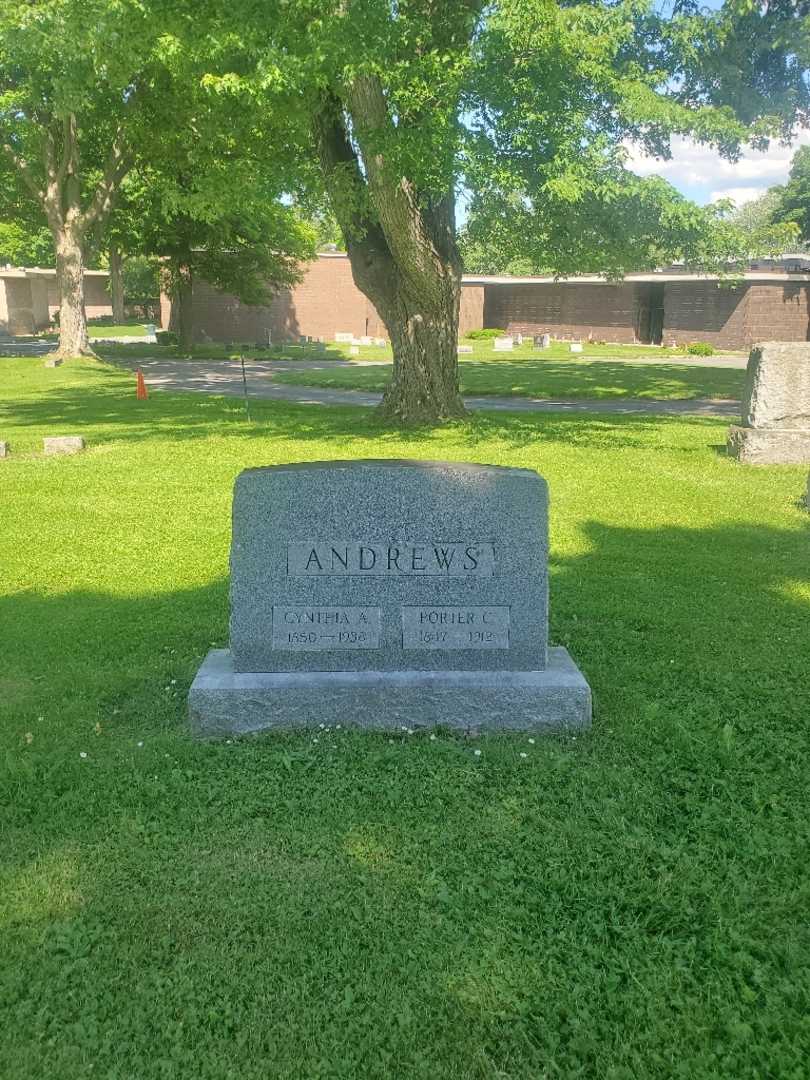 Porter C. Andrews's grave. Photo 3