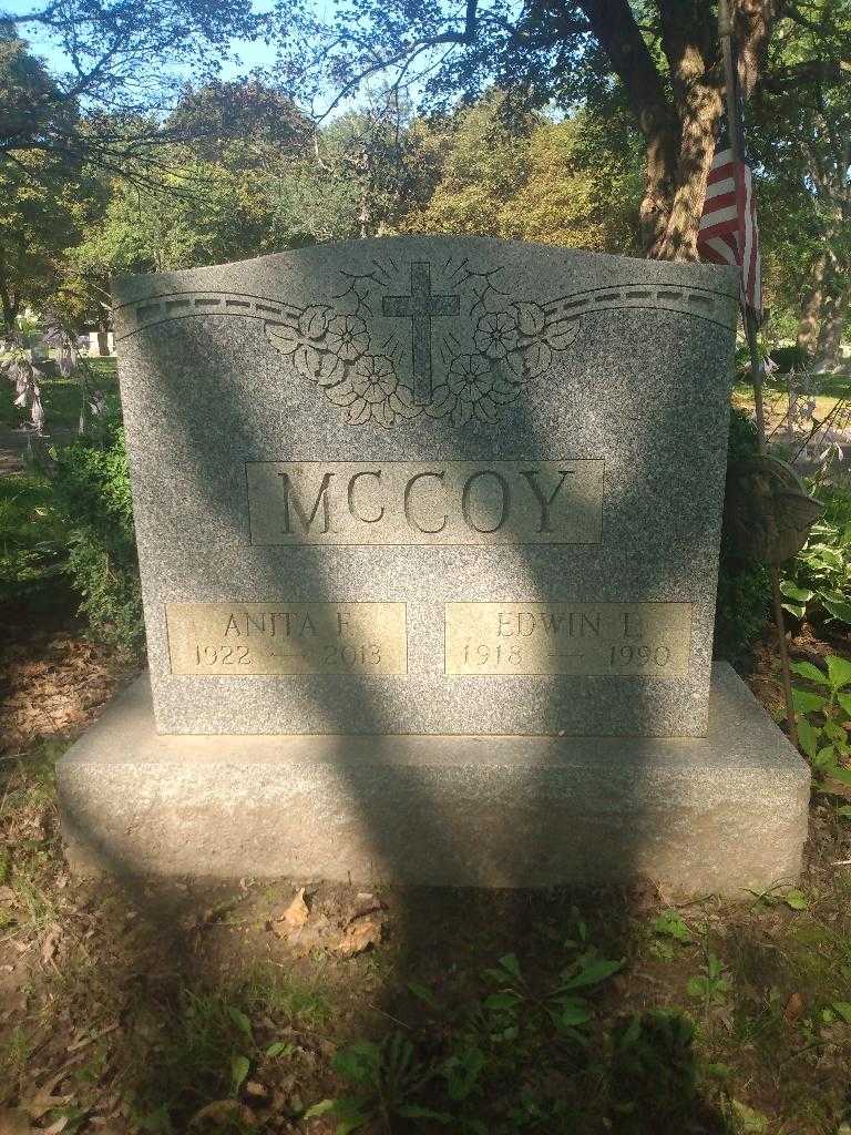 Edwin L. McCoy's grave. Photo 2