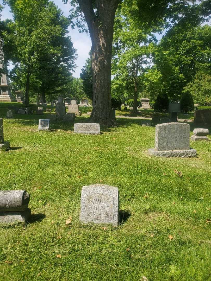Fannie V. Rahrle's grave. Photo 1