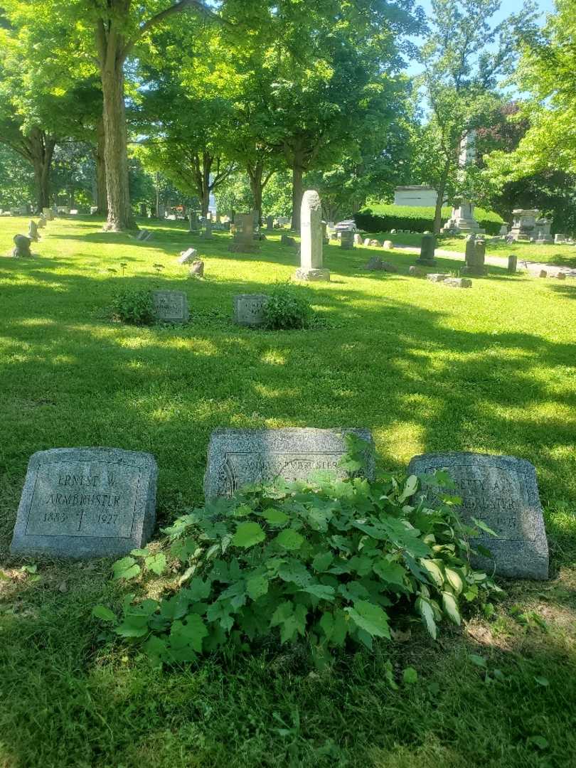 Anna Armbruster Wagner's grave. Photo 1