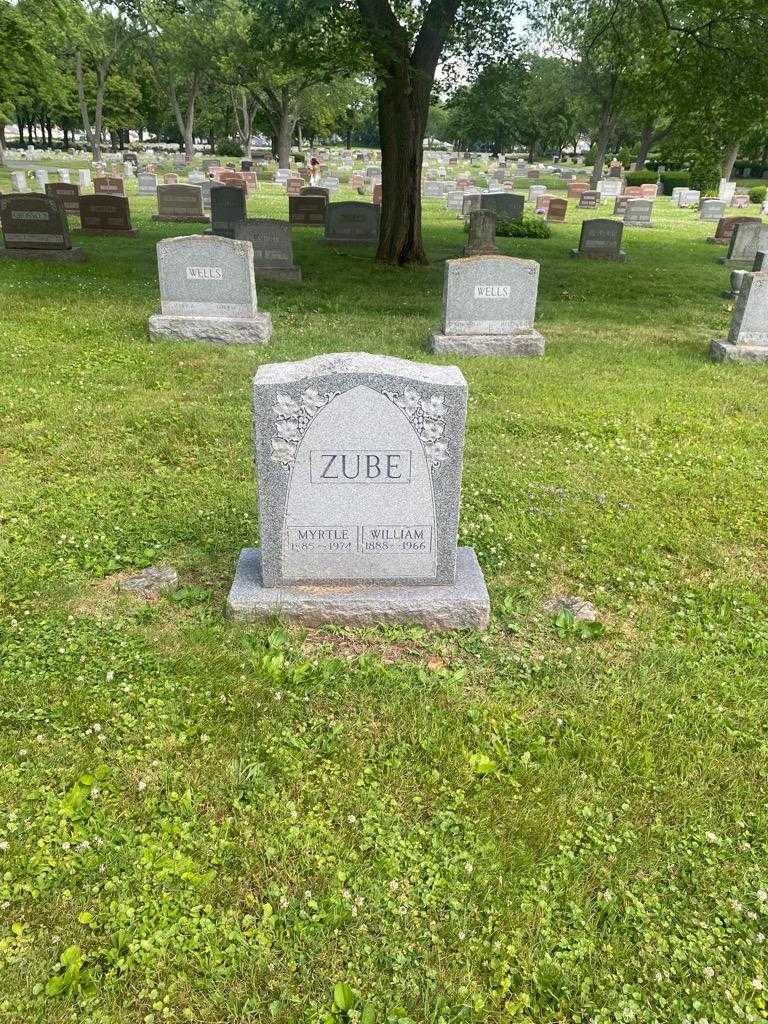 William Zube's grave. Photo 1