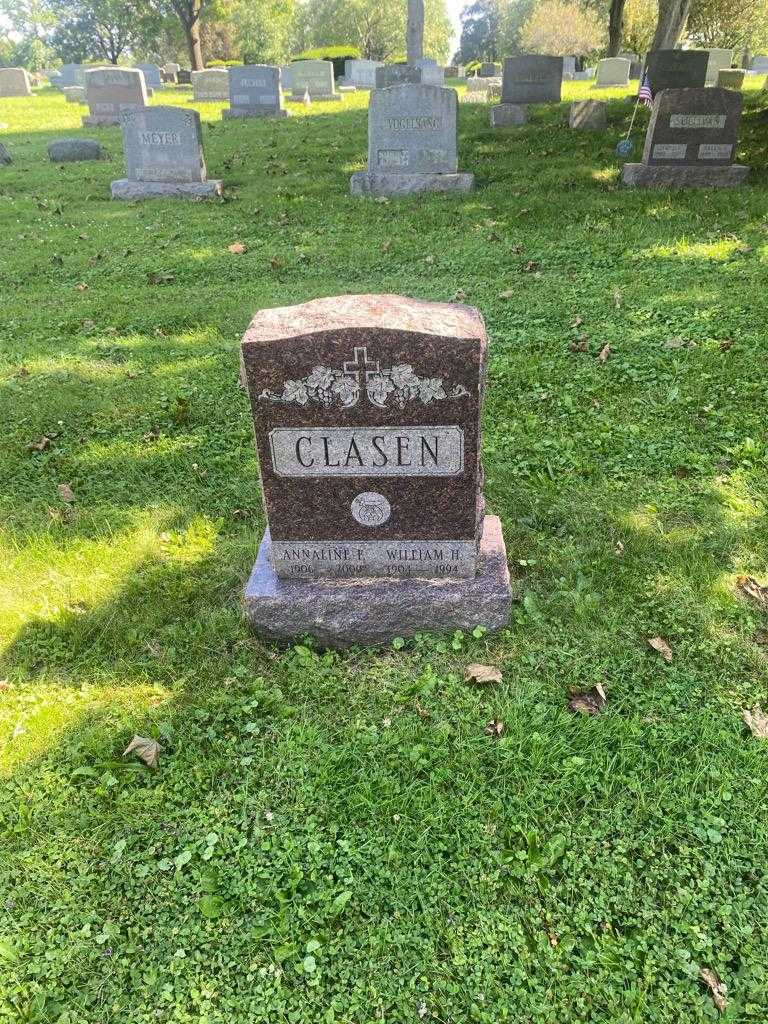 Annaline F. Clasen's grave. Photo 2