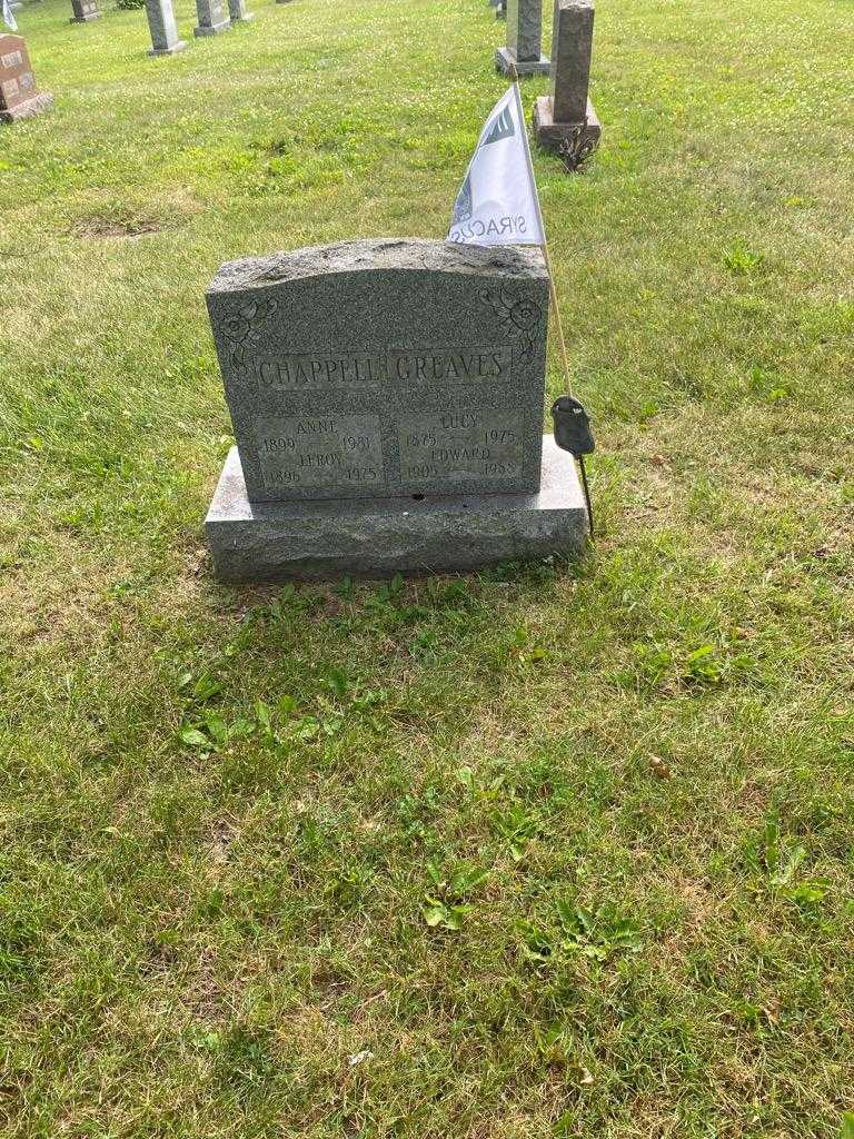 Lucy Greaves's grave. Photo 2