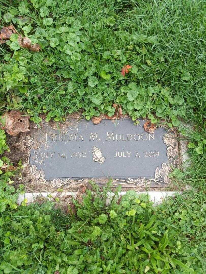 Thelma M. Muldoon's grave. Photo 6