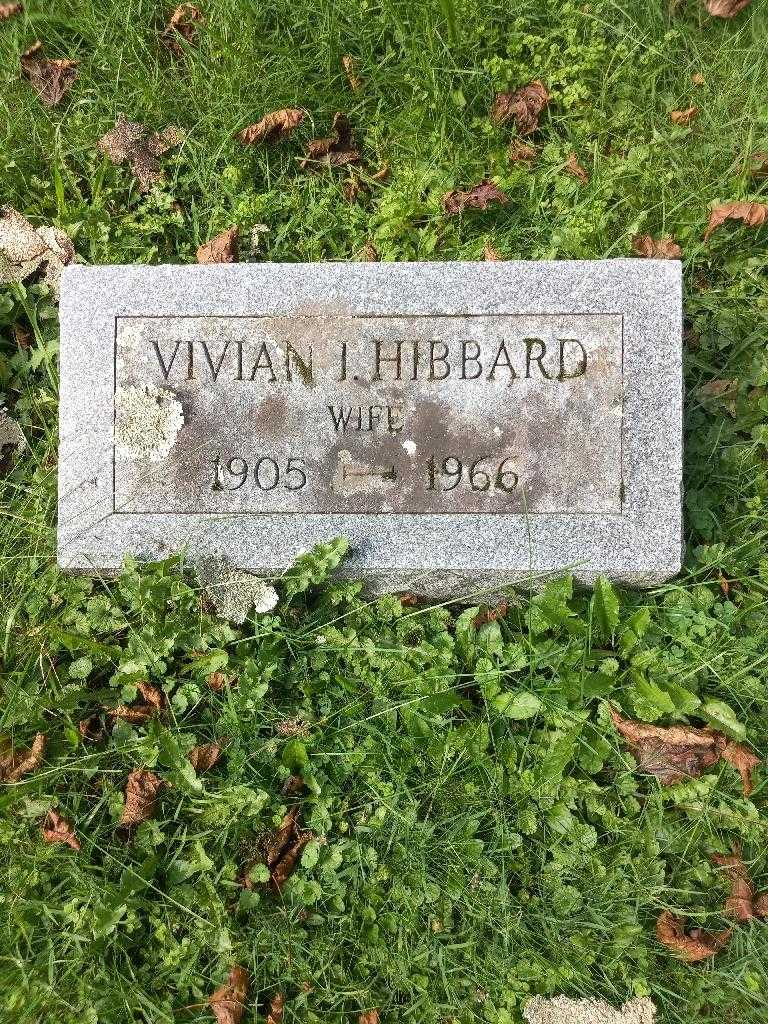 Vivian I. Hibbard's grave. Photo 2