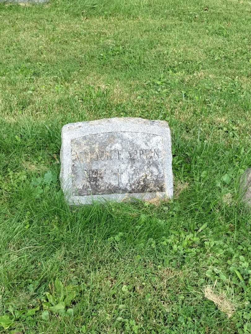 Marion F. Applin's grave. Photo 2