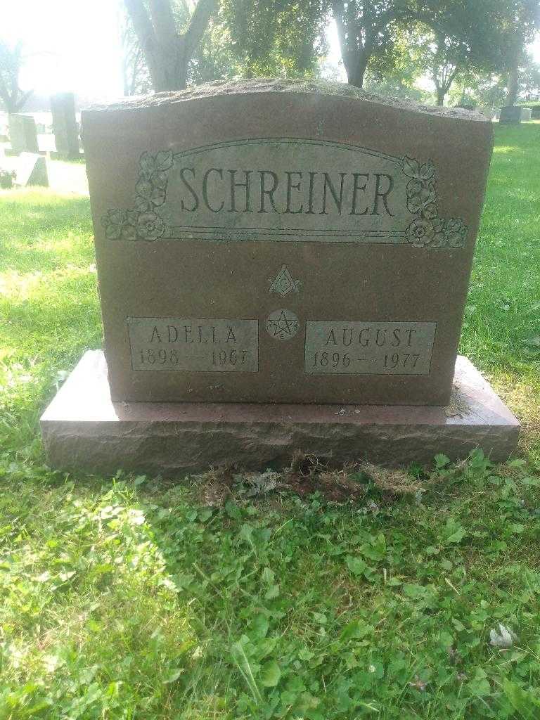 August Schreiner's grave. Photo 1