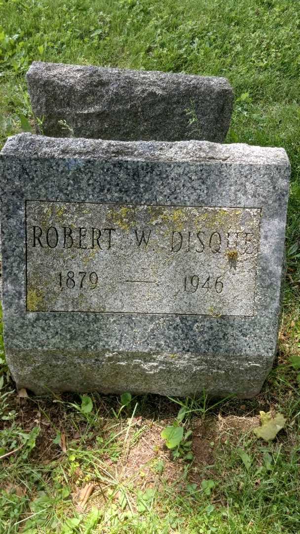 Robert W. Disque's grave. Photo 3